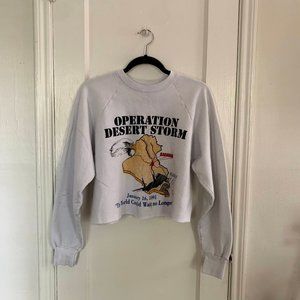 Vintage Cropped Sweatshirt
